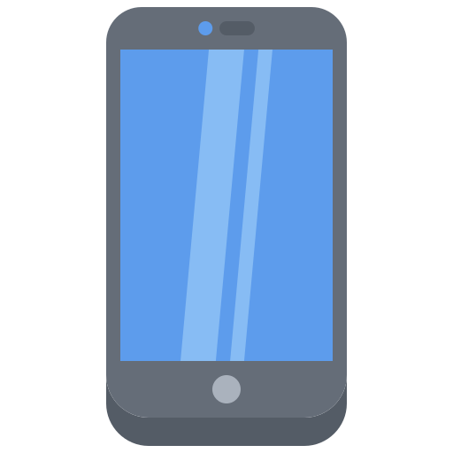 Smartphone Coloring Flat icon