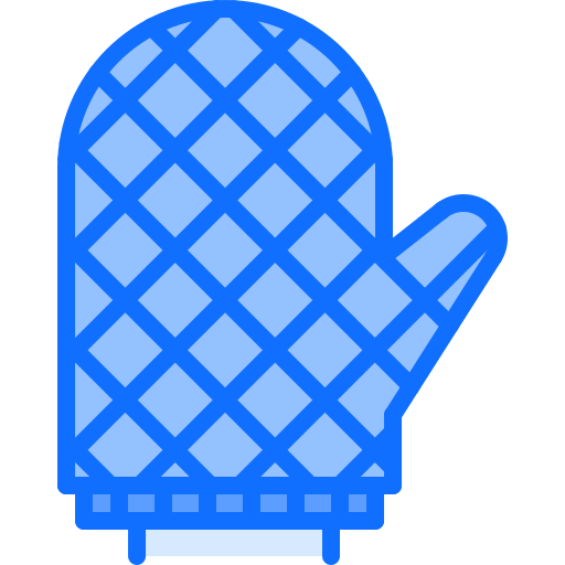 Guantes para horno icono gratis