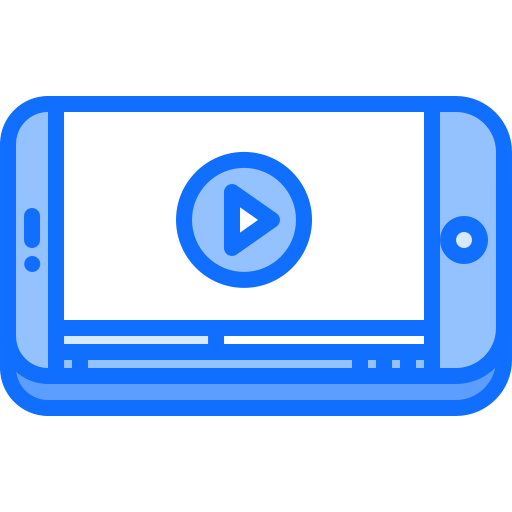 reproductor de video icono gratis