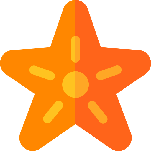 Estrella de mar icono gratis