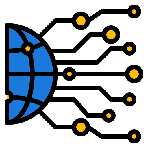 Network PMICON Lineal color icon