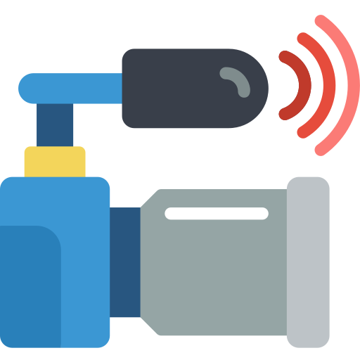 Cámara de video icono gratis