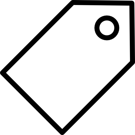 etiqueta de precio icono gratis