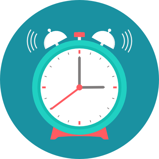 Alarm clock free icon