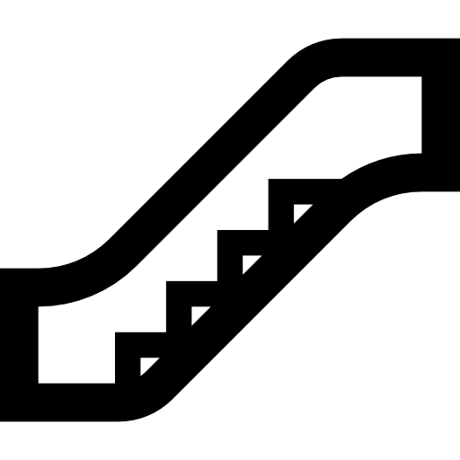 escalera mecánica icono gratis