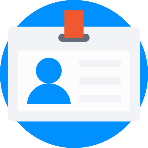 신분증 무료 아이콘