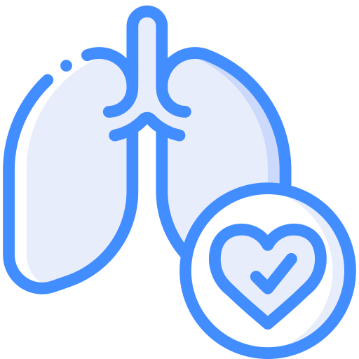 Lungs Basic Miscellany Blue icon