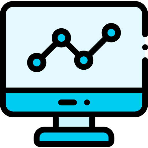 Gráfico de líneas icono gratis