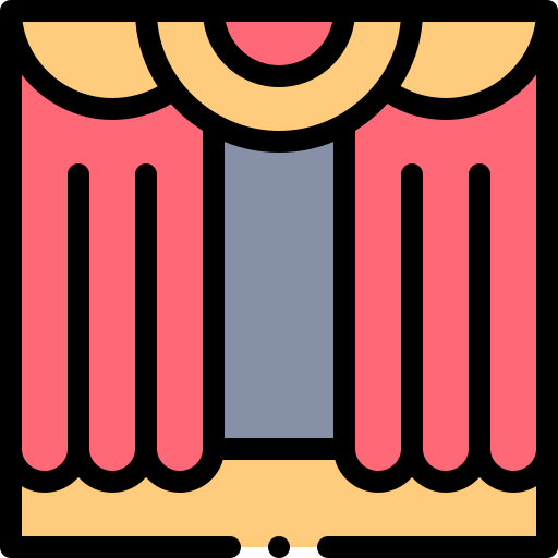 Cortina icono gratis