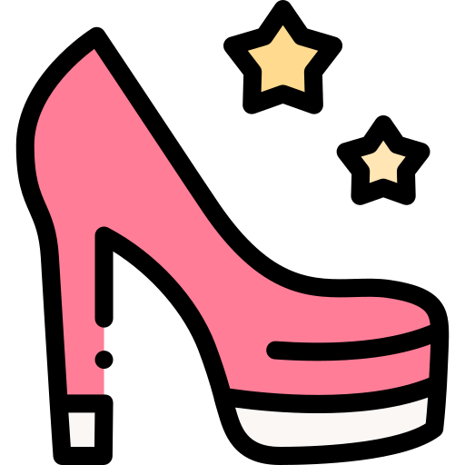 High heels Detailed Rounded Lineal color icon