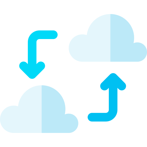 almacenamiento en la nube icono gratis