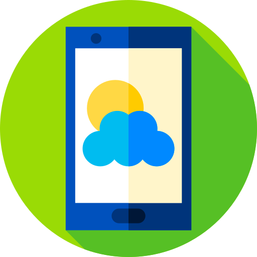 Pronóstico del tiempo icono gratis