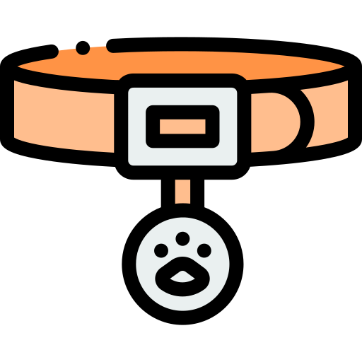 Leash Detailed Rounded Lineal Color Icon