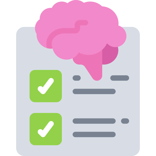 Mental Checklist Juicy Fish Flat Icon