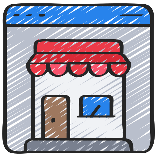 boutique en ligne Icône gratuit