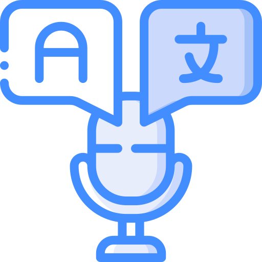 Translation Basic Miscellany Blue icon