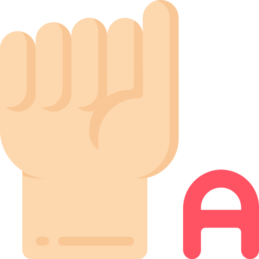 linguaggio dei segni Basic Miscellany Flat icona