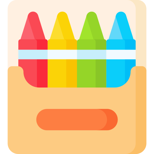 Lápices de color icono gratis