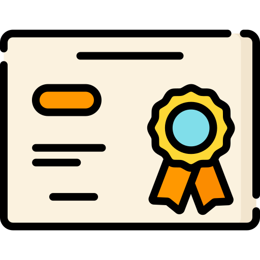 Certificado icono gratis