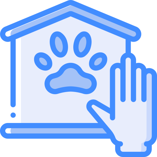 Santuario animal icono gratis