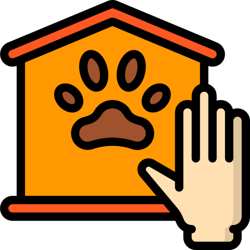 Santuario animal icono gratis