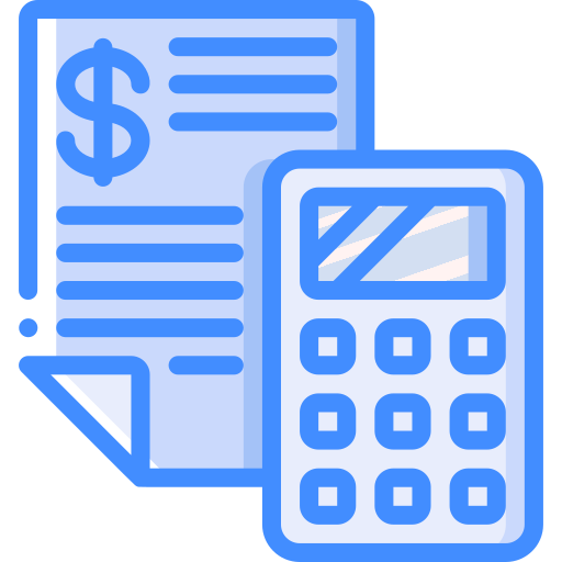 Investment Basic Miscellany Blue icon