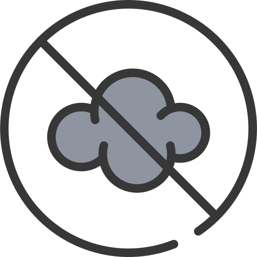Zero emission free icon Zero emission free icon