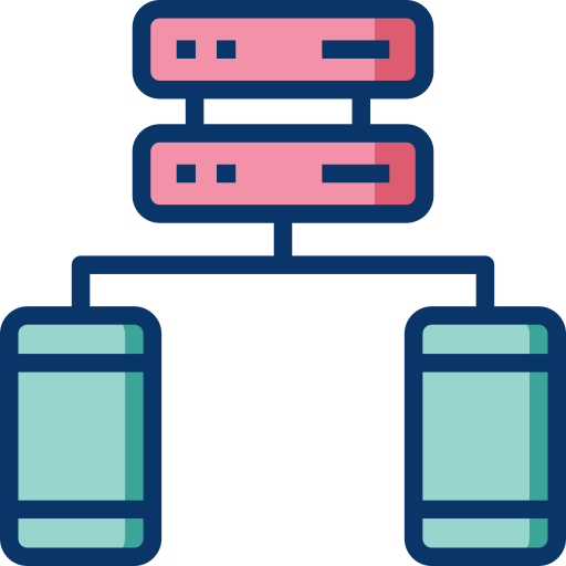 Transferencia de datos icono gratis