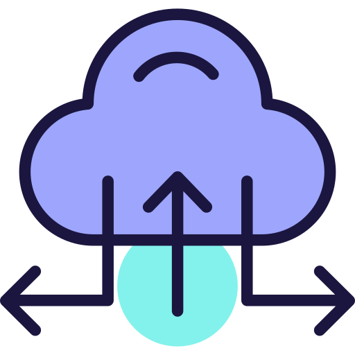 Cloud storage free icon Cloud storage free icon