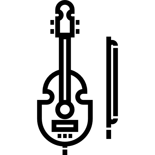 violín icono gratis