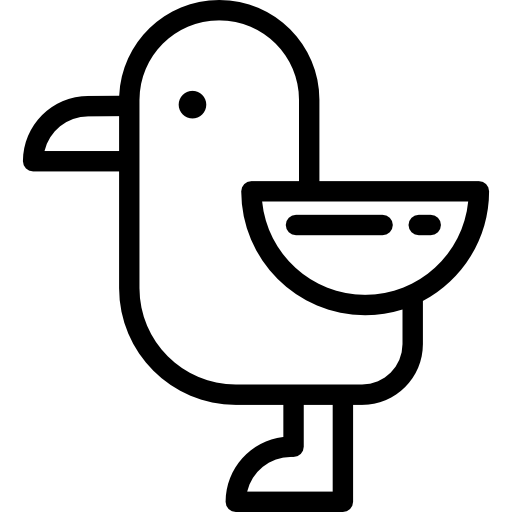 gaviota icono gratis