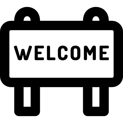 Free Icon | Welcome