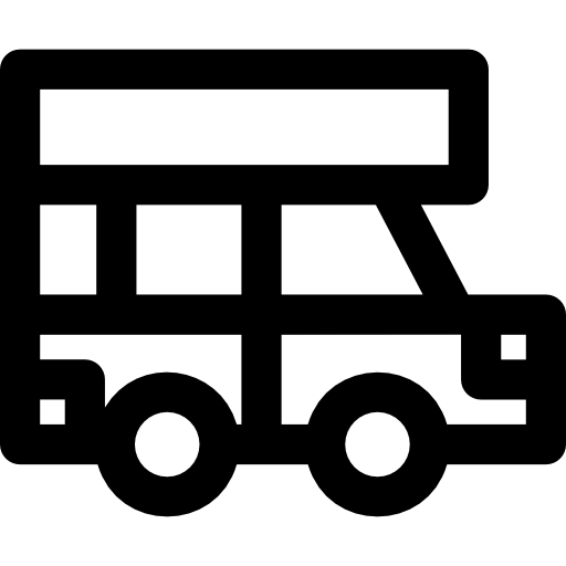 Caravan Basic Rounded Lineal icon