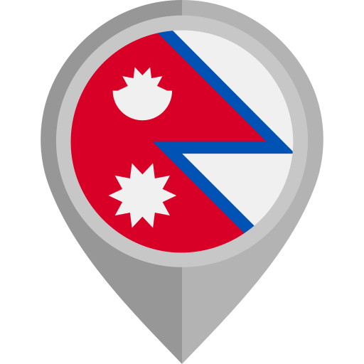 Nepal Flags Rounded Icon