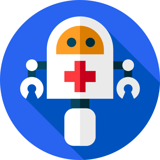 Robô médico grátis ícone Robô médico grátis ícone
