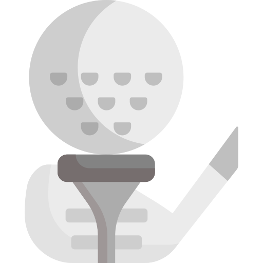 Golf Ball Special Flat Icon