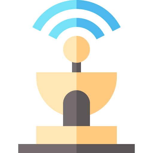 Satellite dish free icon Satellite dish free icon