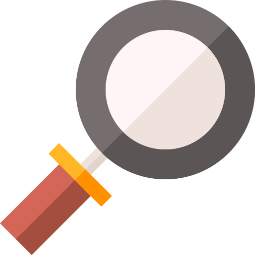 Loupe Basic Straight Flat icon