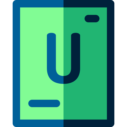 Uranio icono gratis