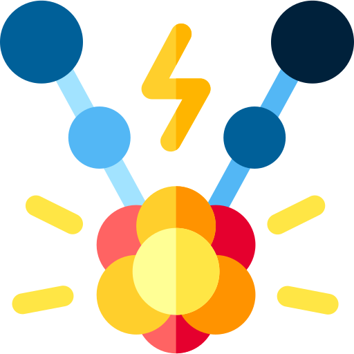 Fisión nuclear icono gratis