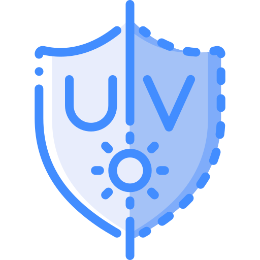 Protección uv icono gratis