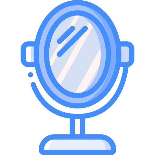 Mirror Basic Miscellany Blue icon