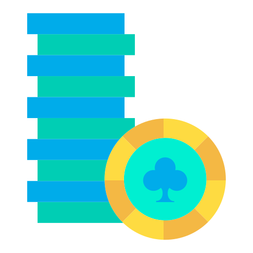 Fichas de póquer icono gratis