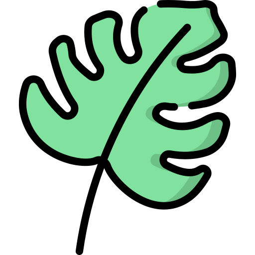 feuille de monstera Icône gratuit feuille de monstera Icône gratuit