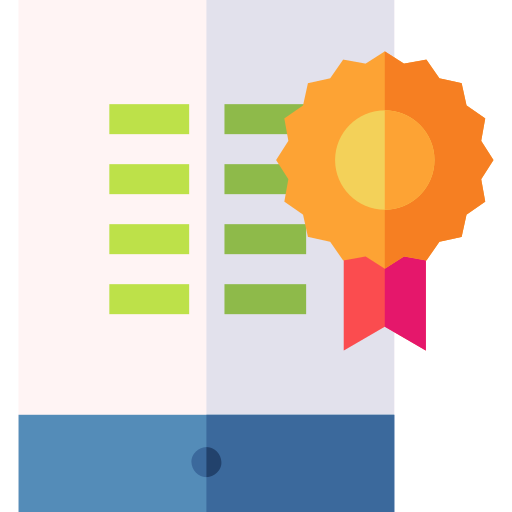 Certificado icono gratis