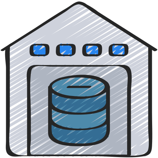 Almacenamiento de datos icono gratis