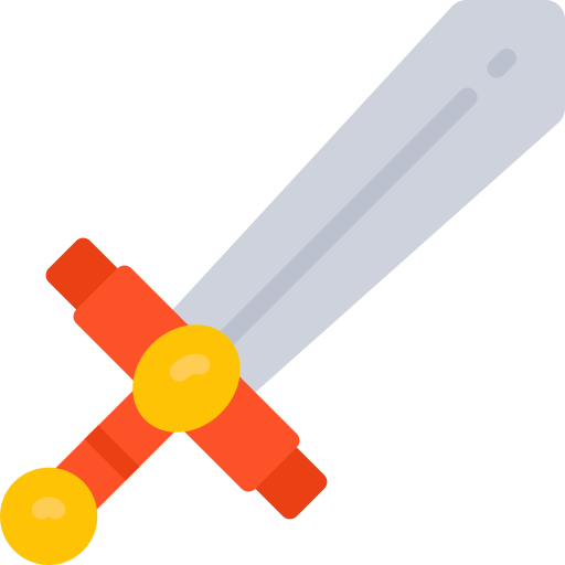 Sword Juicy Fish Flat icon