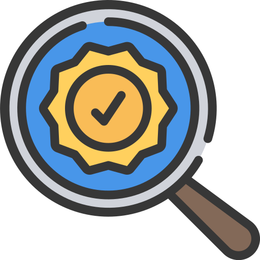 Control de calidad icono gratis