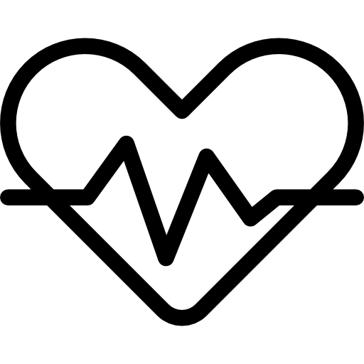 Cardiogram Detailed Rounded Lineal icon