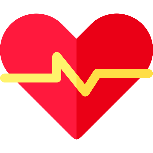 Heart rate Basic Rounded Flat icon